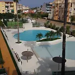 Sunny In With Outdoor Swimming Pool And Garage Parking Place Included, 300m From The Sandy
