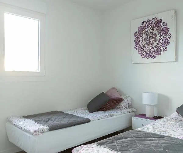 Sunny In With Outdoor Swimming Pool And Garage Parking Place Included, 300m From The Sandy *